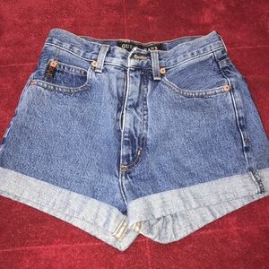 Denim shorts